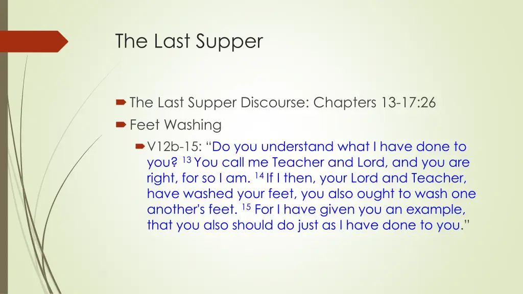 the last supper
