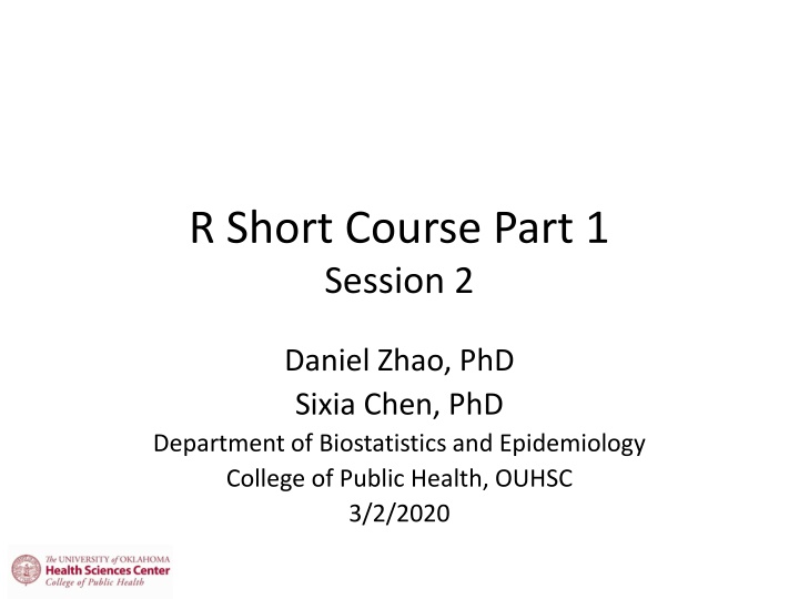 r short course part 1 session 2