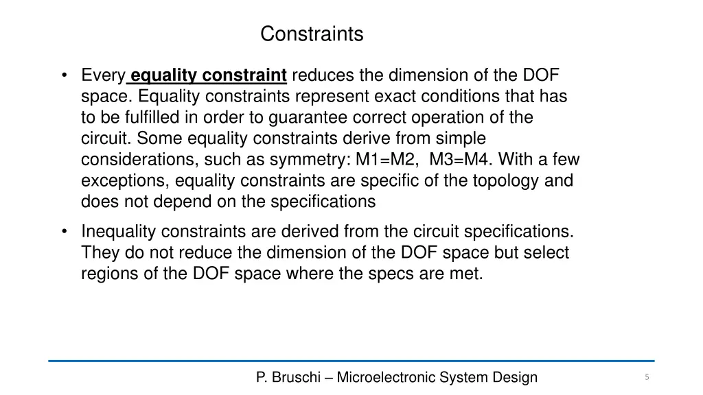 constraints 1