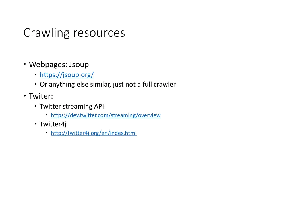 crawling resources