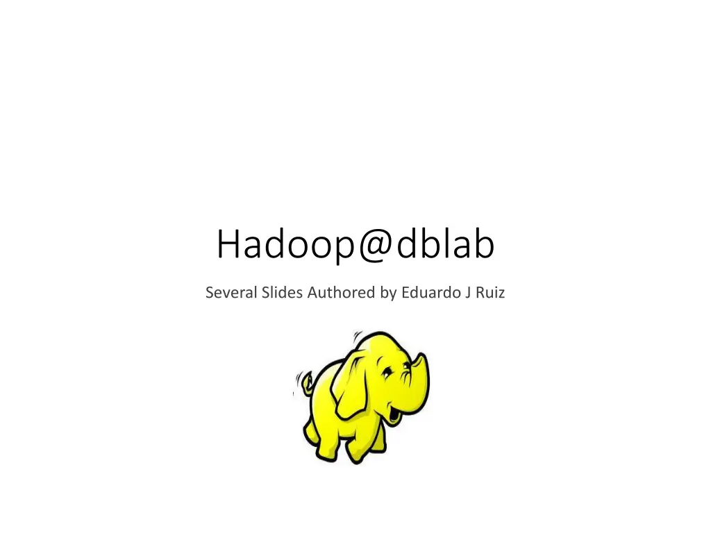 hadoop@dblab