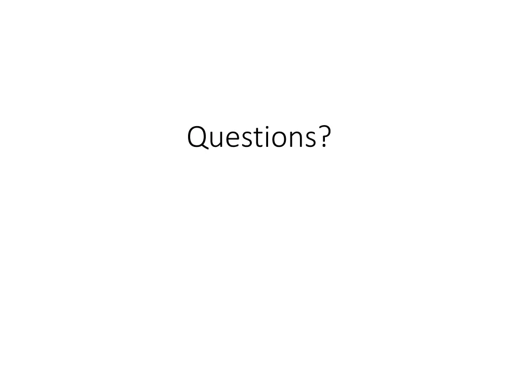 questions