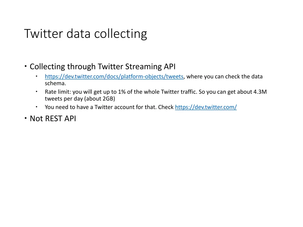 twitter data collecting