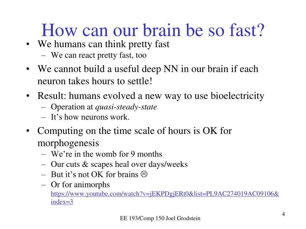 how can our brain be so fast we humans can think