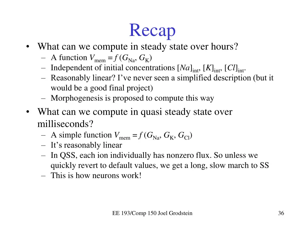 recap