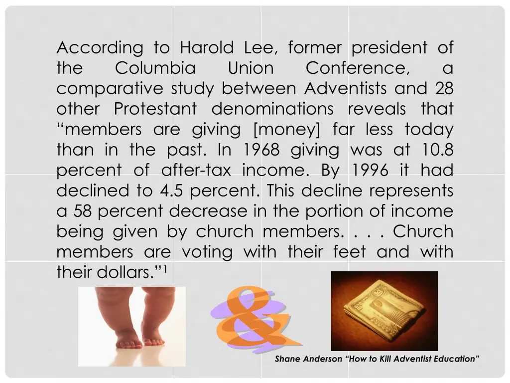 according to harold lee former president