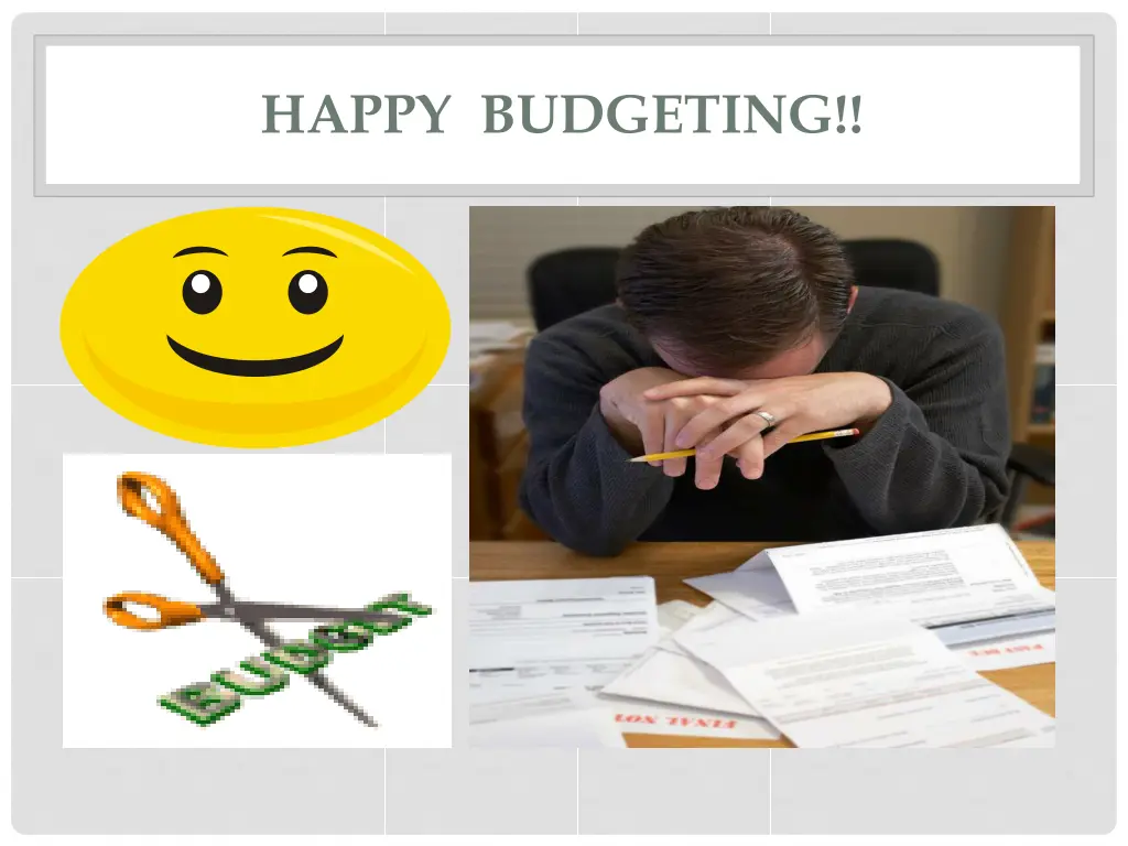 happy budgeting