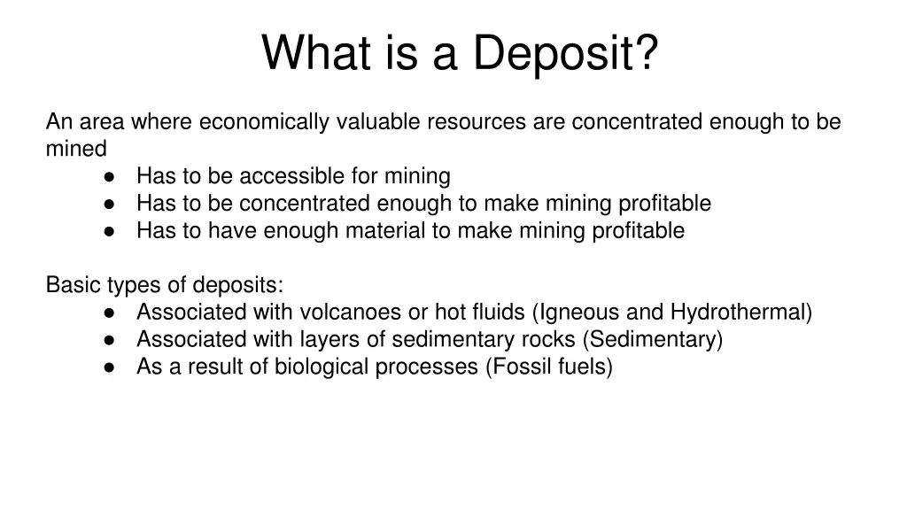 what is a deposit