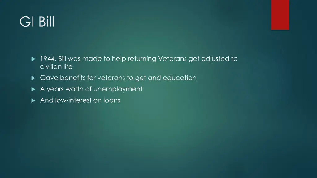 gi bill