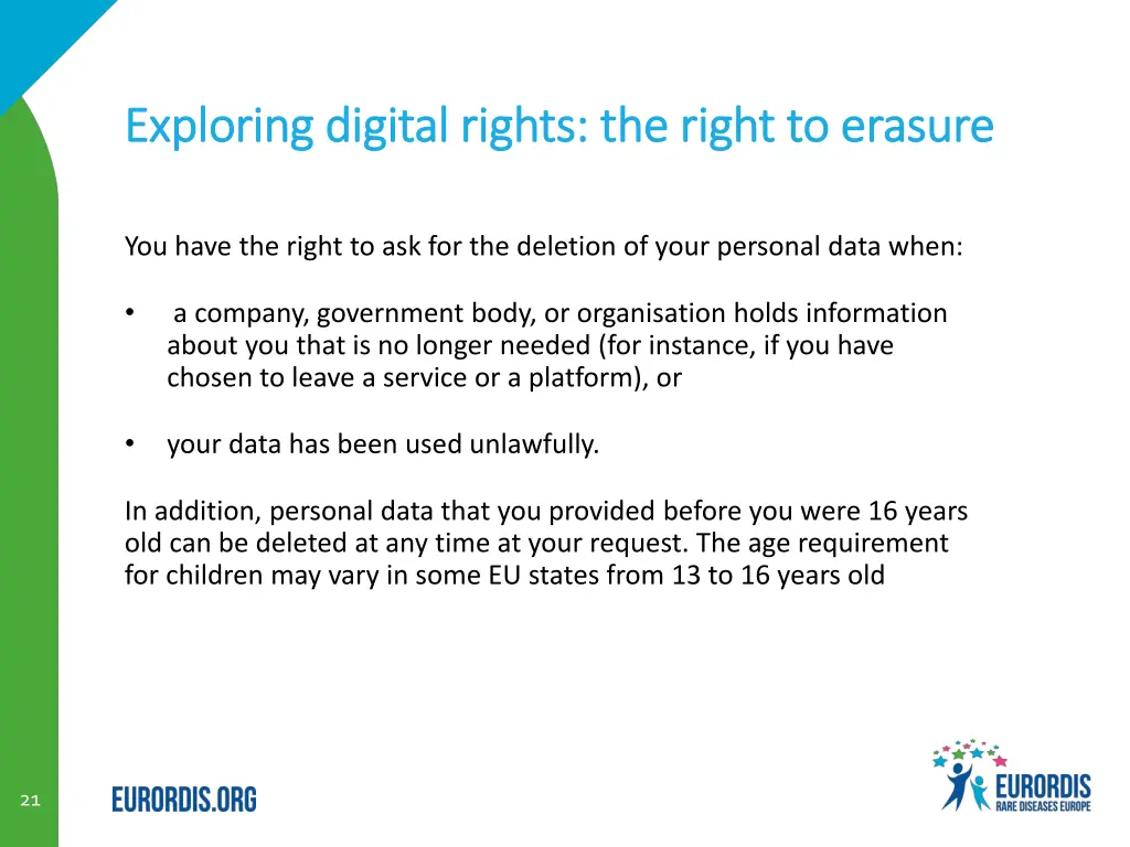 exploring digital rights the right to erasure