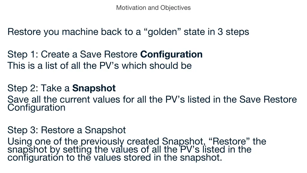 motivation and objectives 1