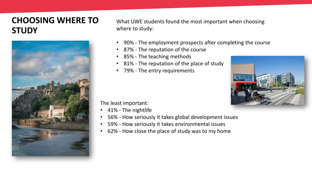 choosing where to study