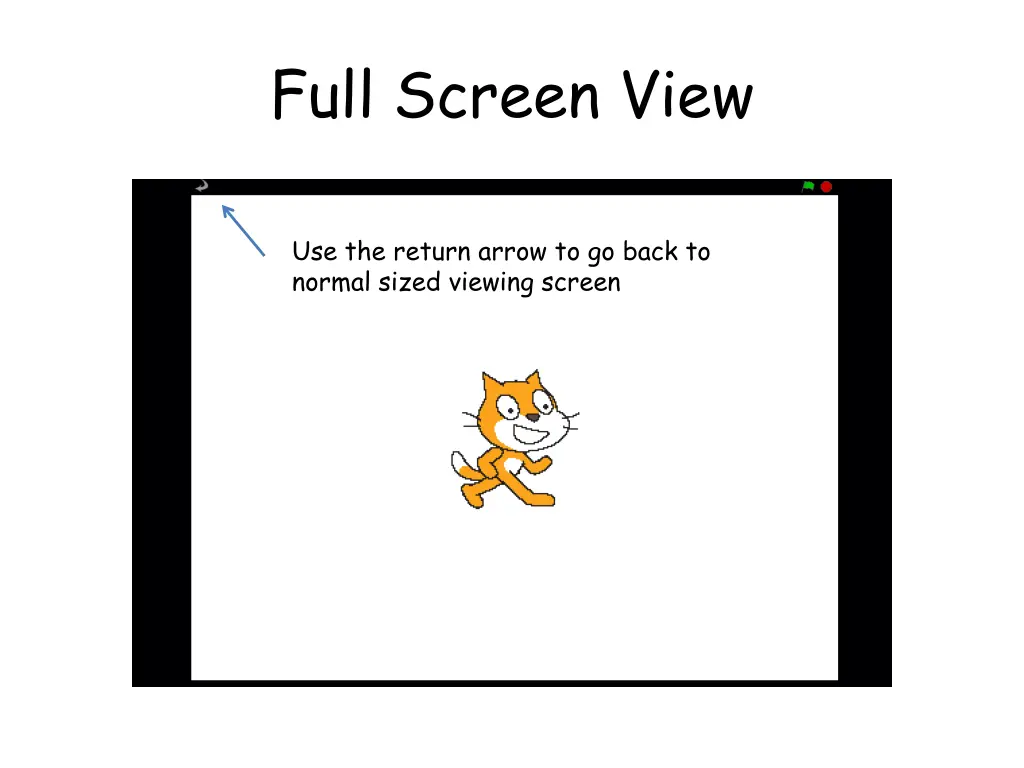 full screen view
