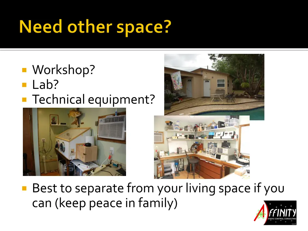 workshop lab technical equipment