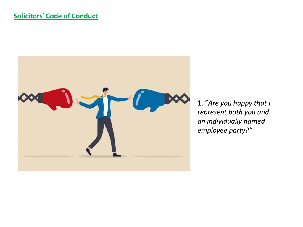 solicitors code of conduct