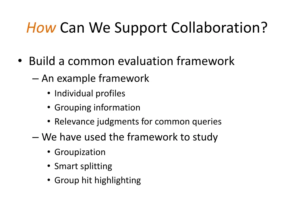 how can we support collaboration 1