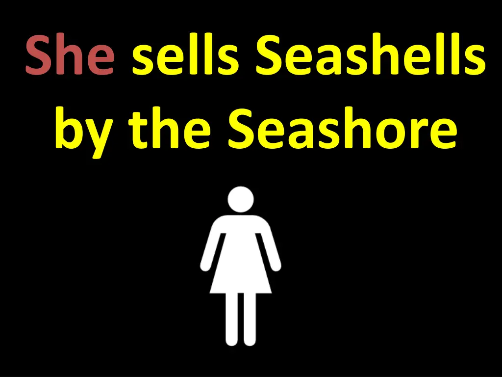 she sells seashells by the seashore 1