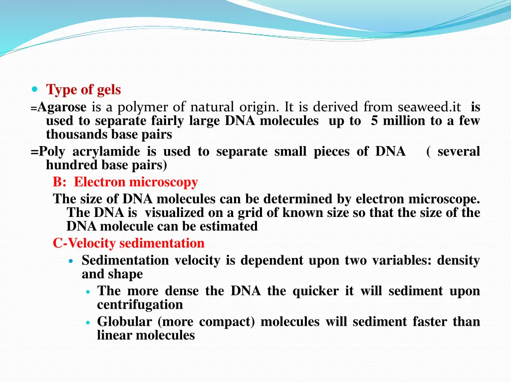 type of gels agarose is a polymer of natural