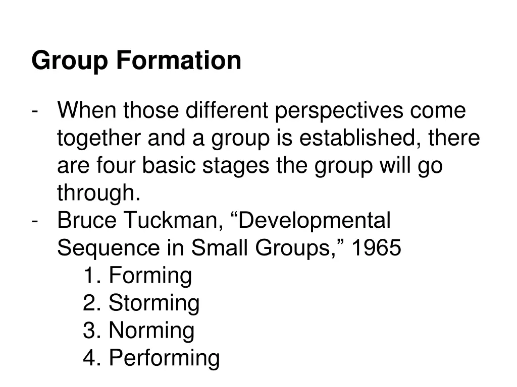 group formation 1