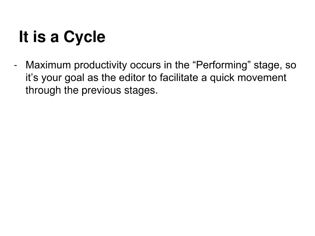 it is a cycle 2