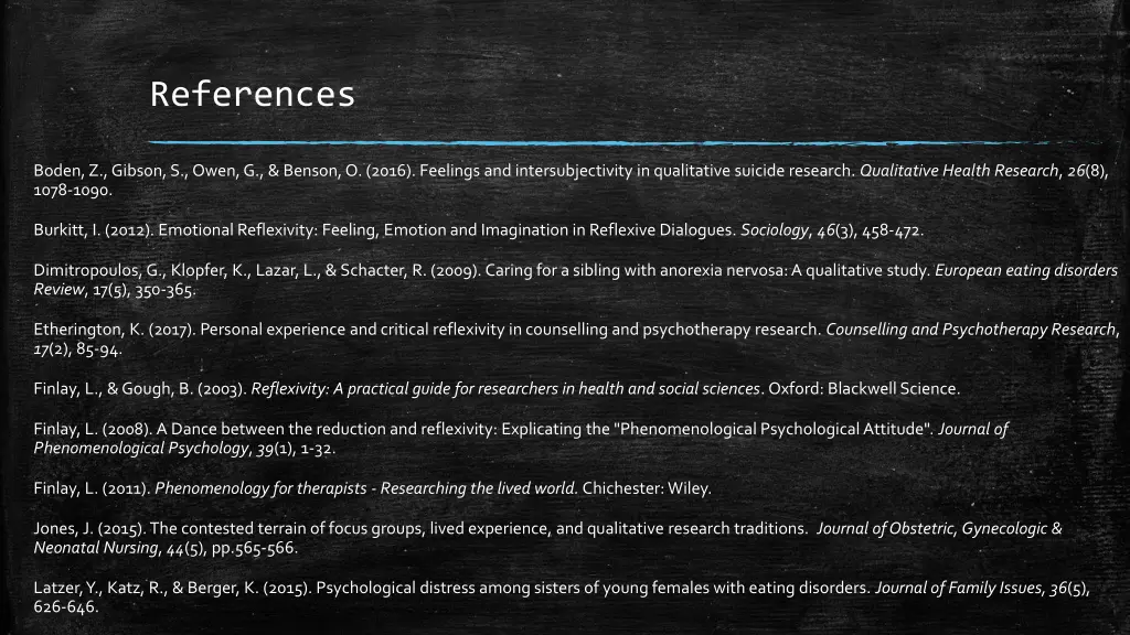 references