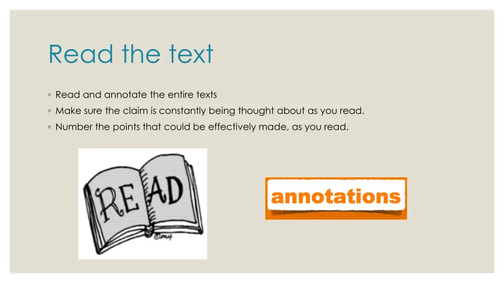 read the text