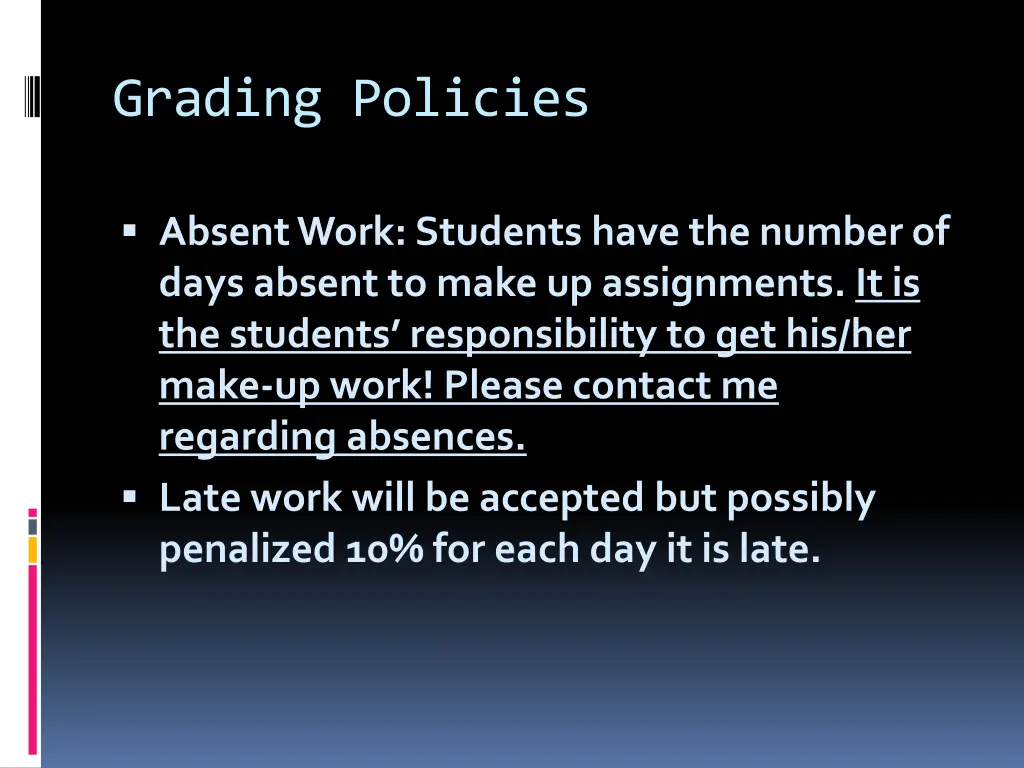 grading policies
