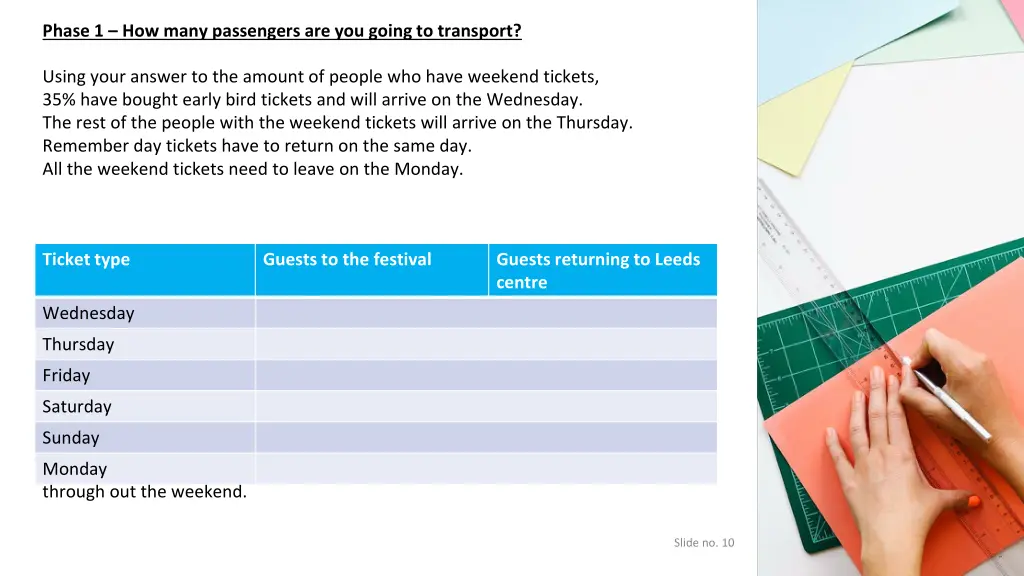 phase 1 how many passengers are you going 2