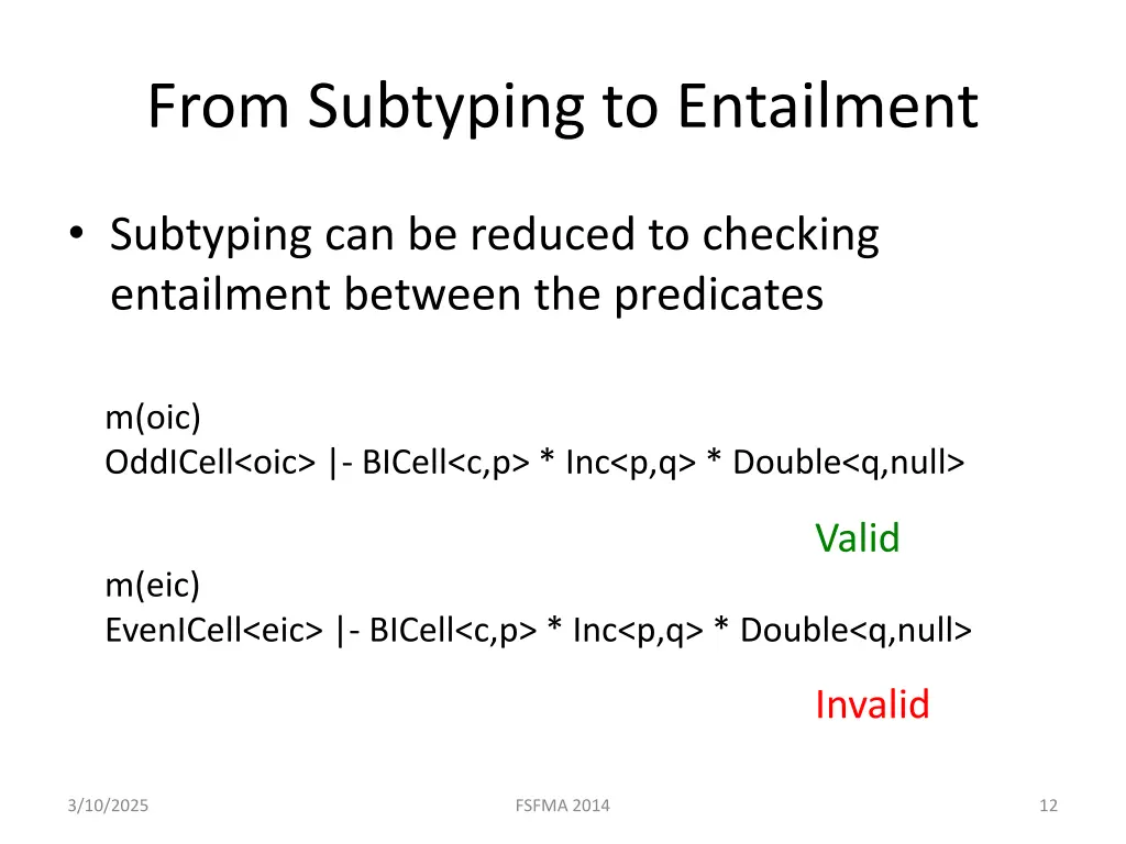 from subtyping to entailment