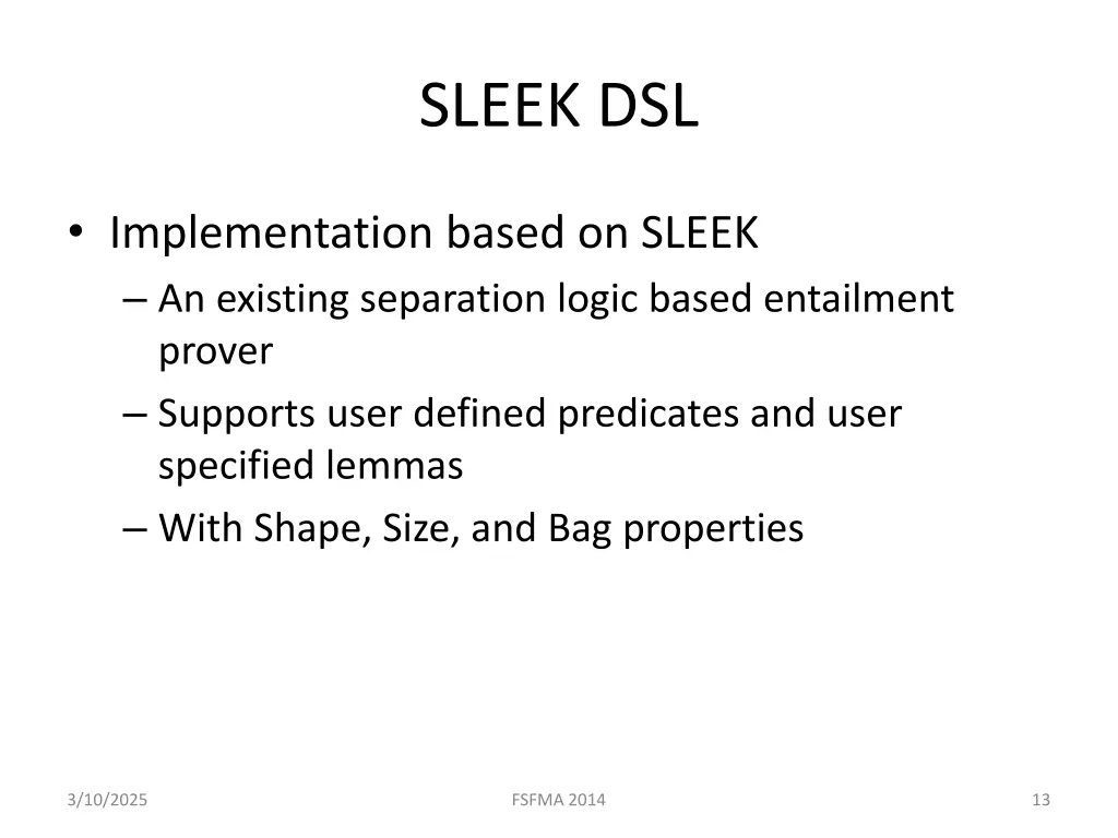sleek dsl