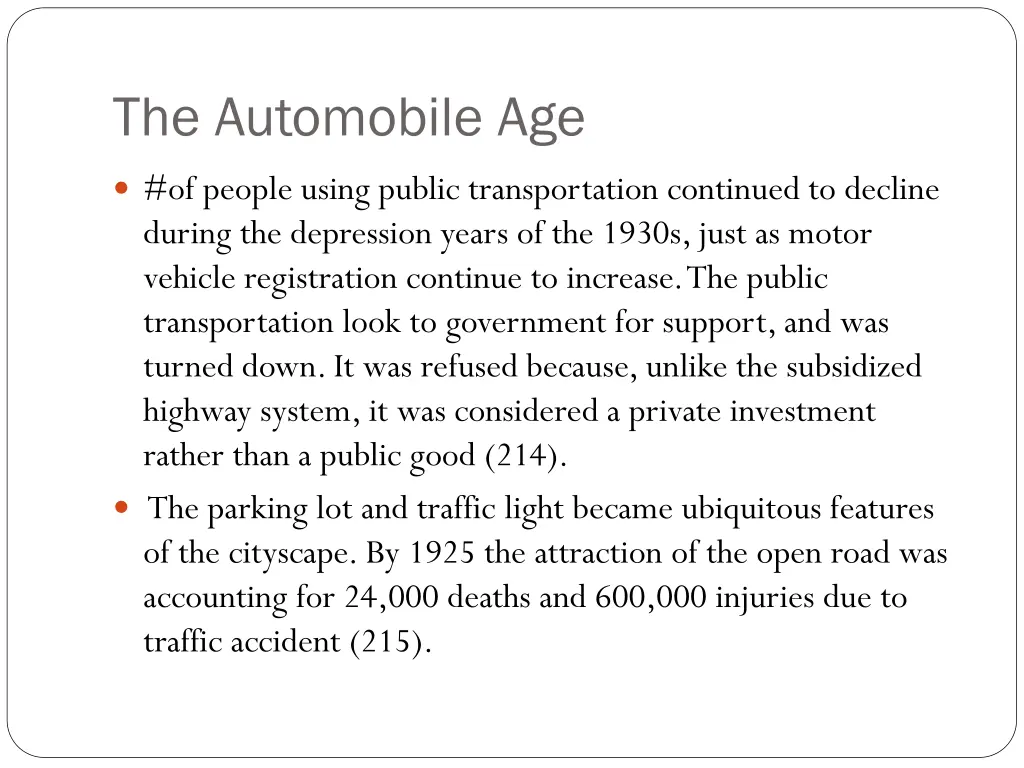 the automobile age 1