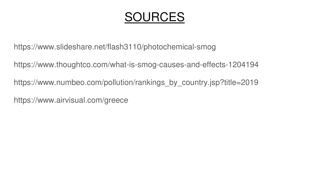 sources
