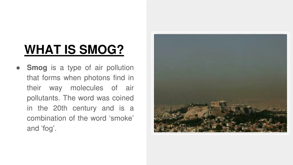 what is smog