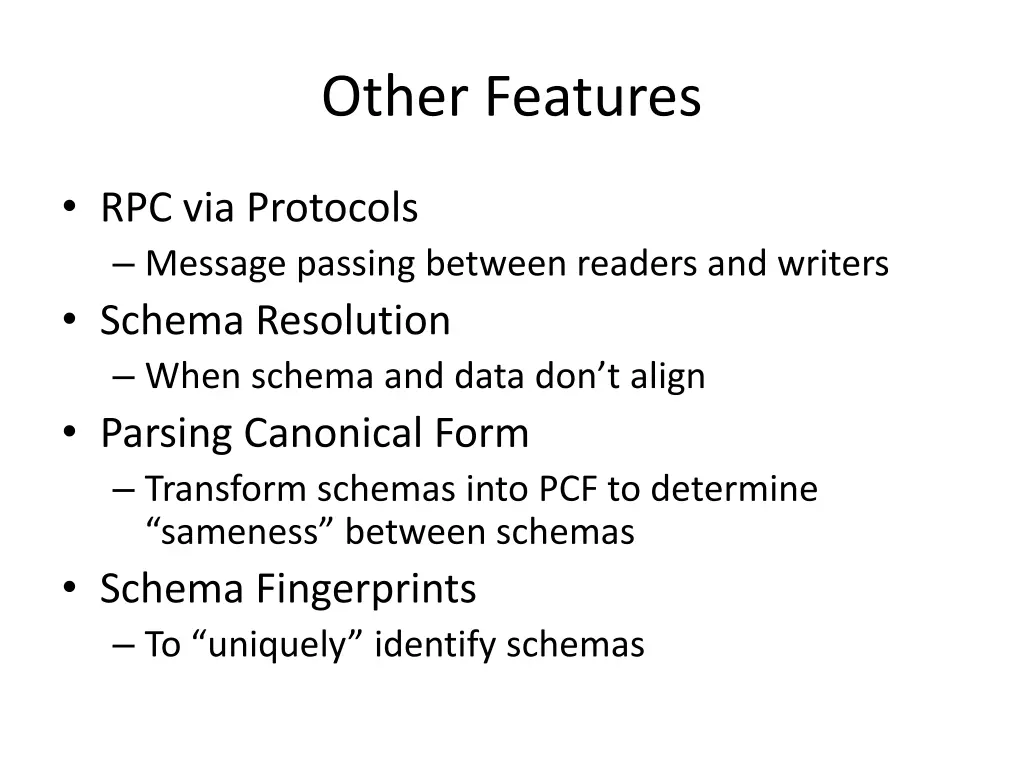 other features