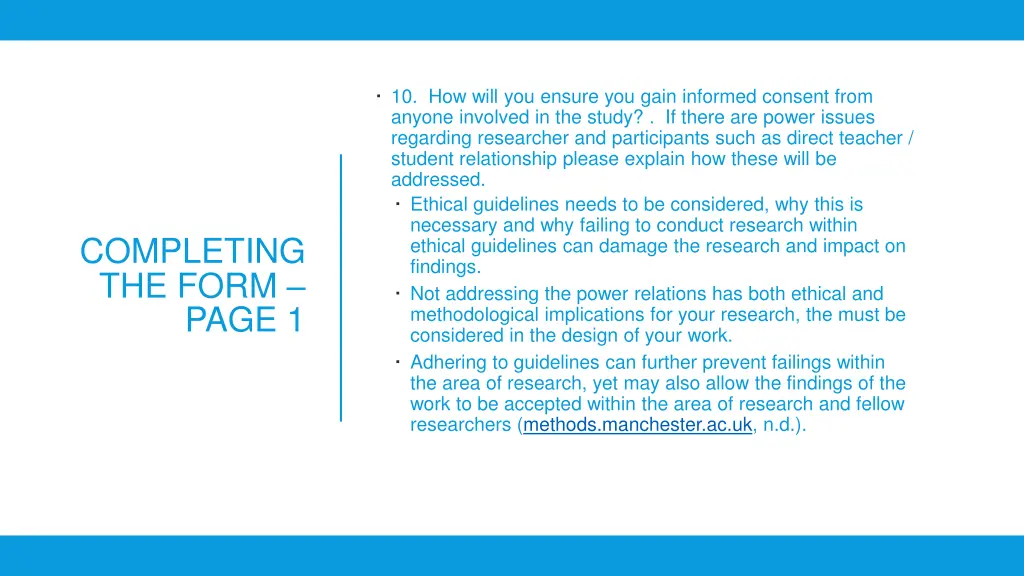 10 how will you ensure you gain informed consent