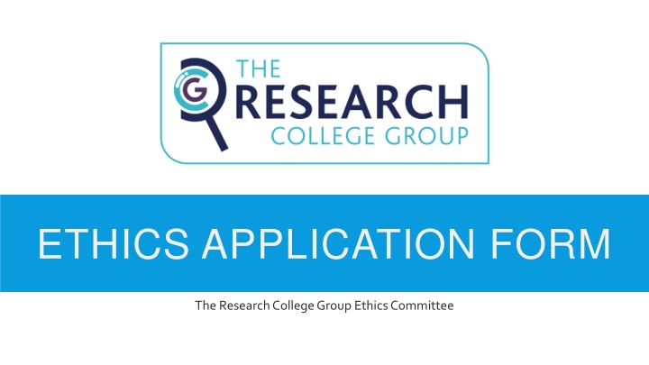 ethics application form