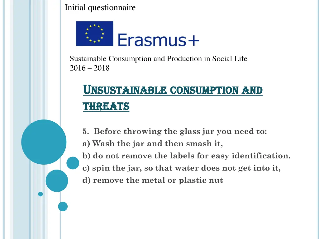initial questionnaire 11