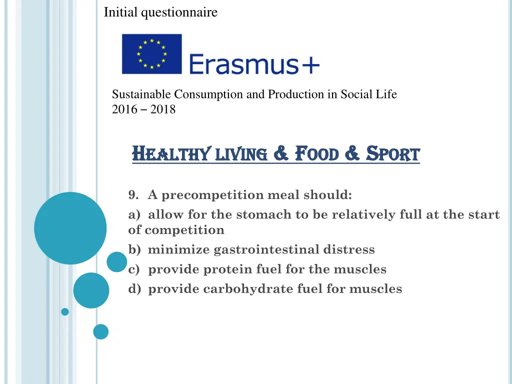 initial questionnaire 20