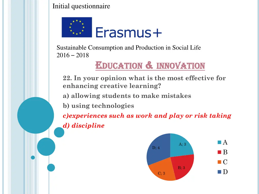 initial questionnaire 49