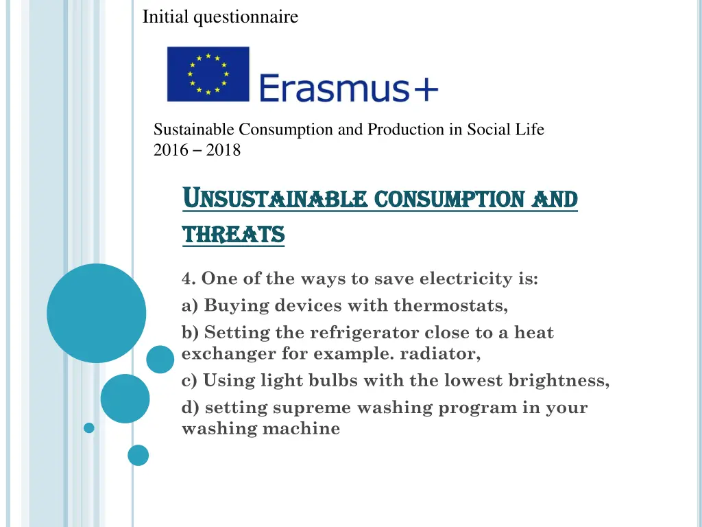 initial questionnaire 9