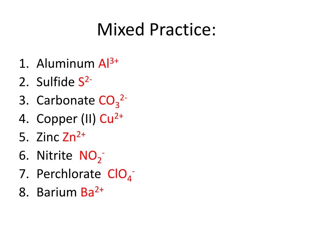 mixed practice 1