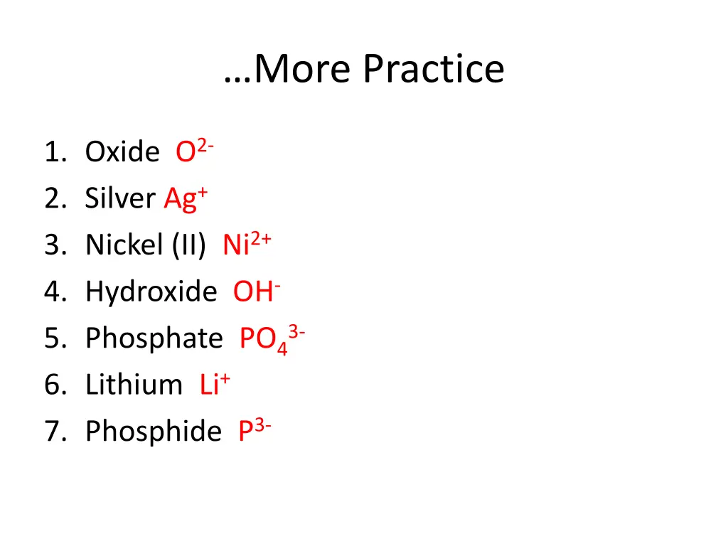 more practice 1