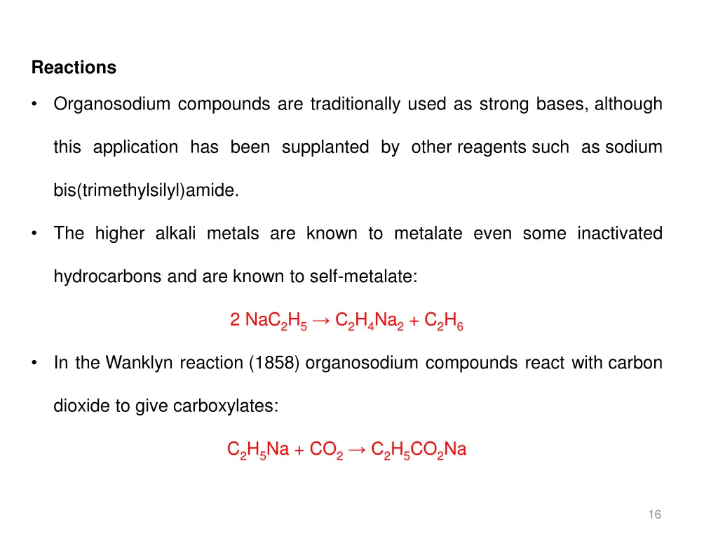 reactions