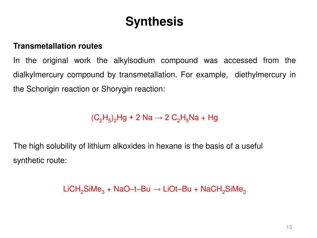 synthesis