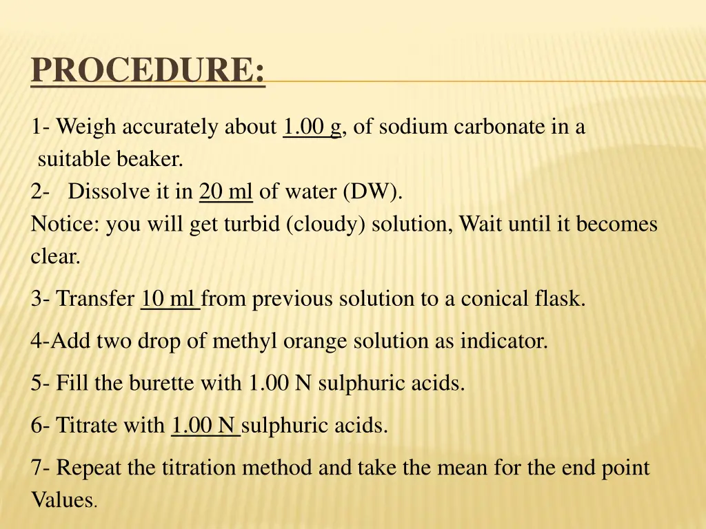 procedure
