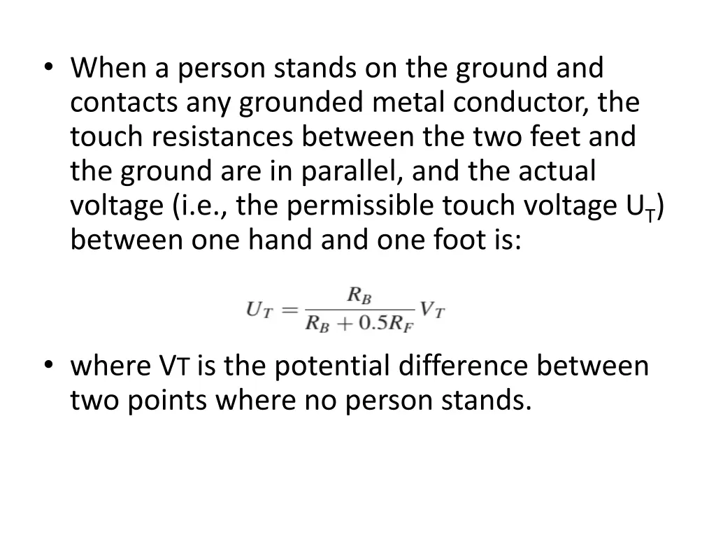 when a person stands on the ground and contacts