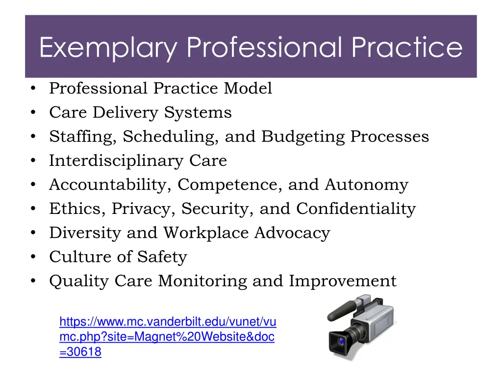 exemplary professional practice