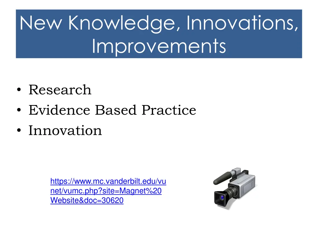 new knowledge innovations improvements