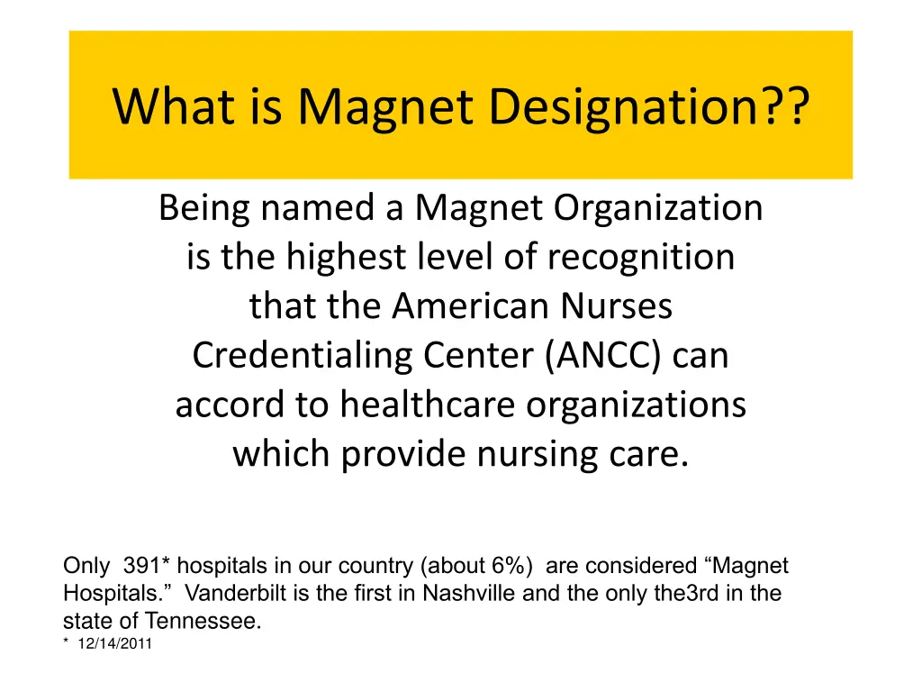 what is magnet designation