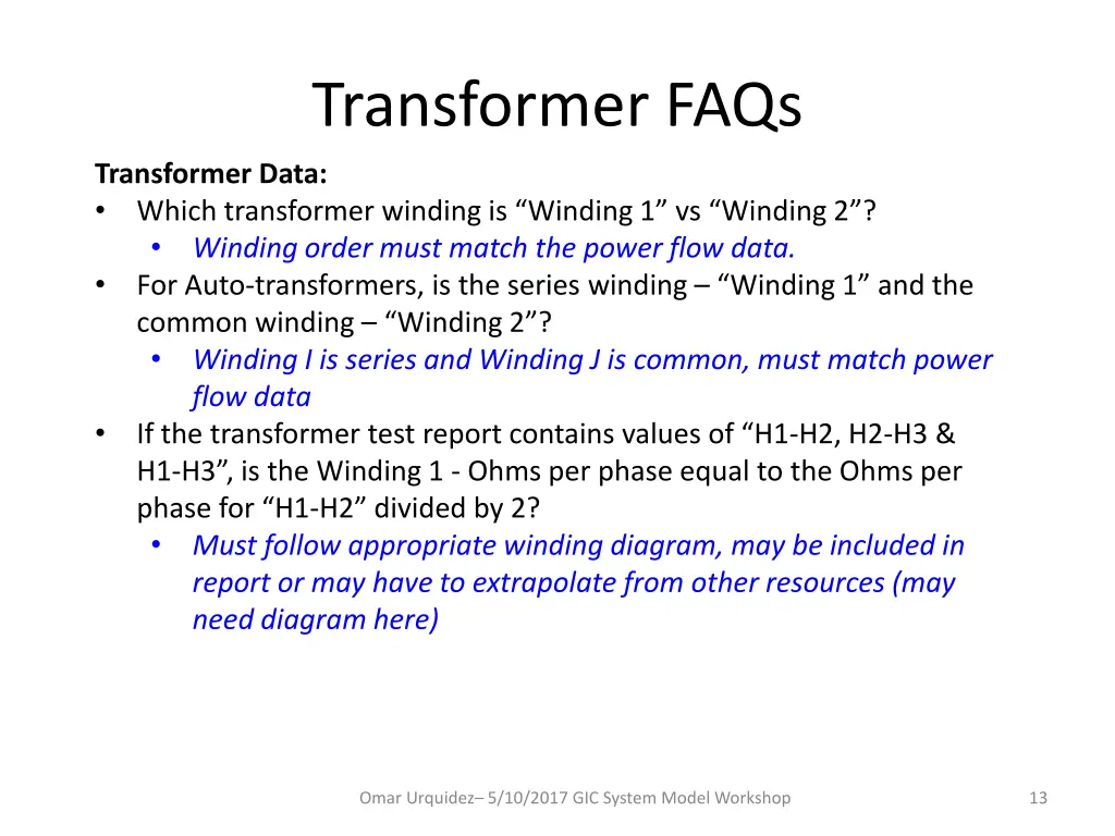 transformer faqs